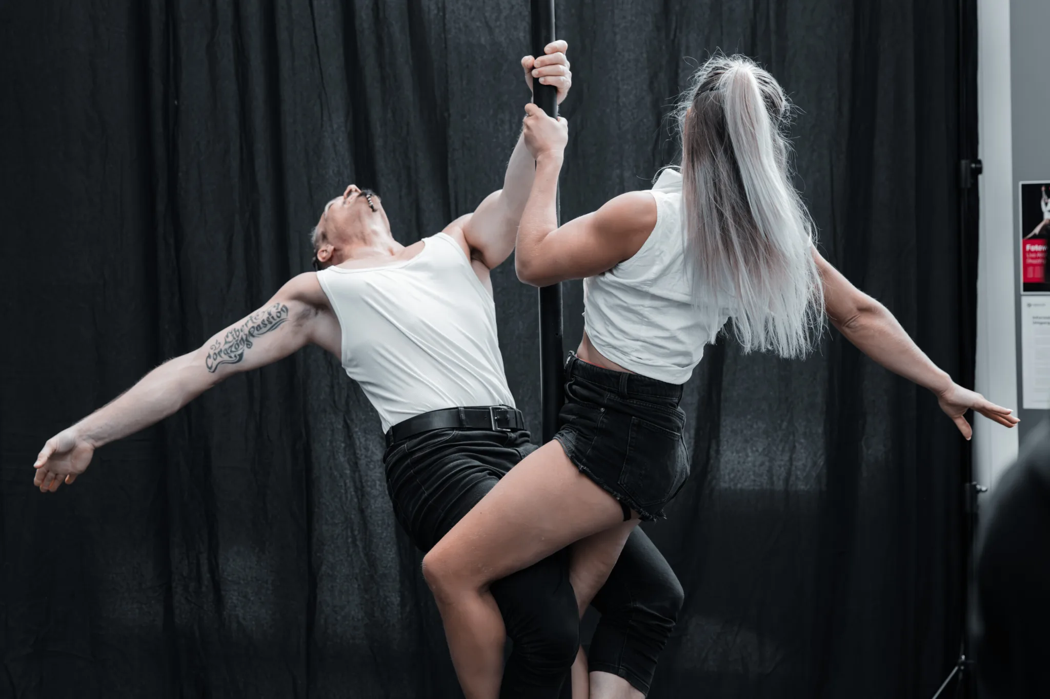 Live-Akrobatik-Shooting bei Calumet